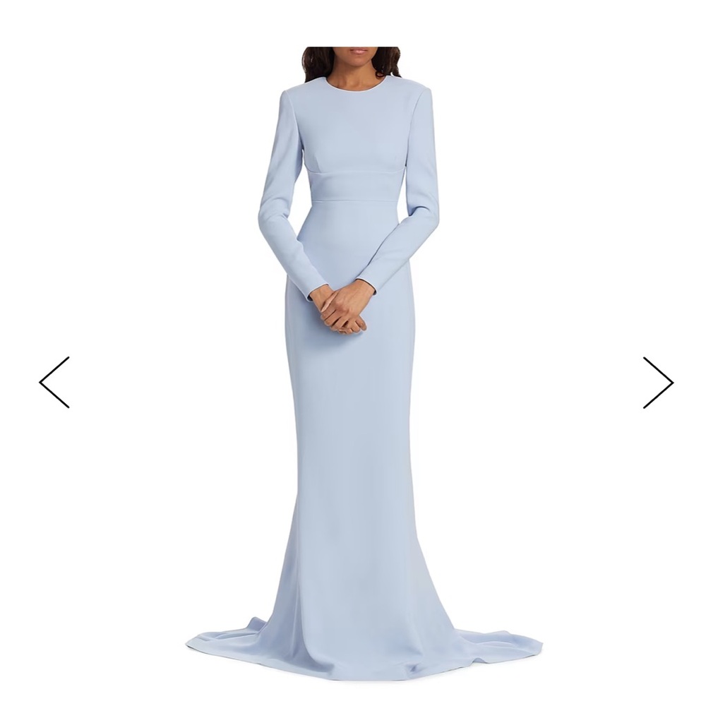 Stella McCartney Silk-Blend Cut-Out Gown